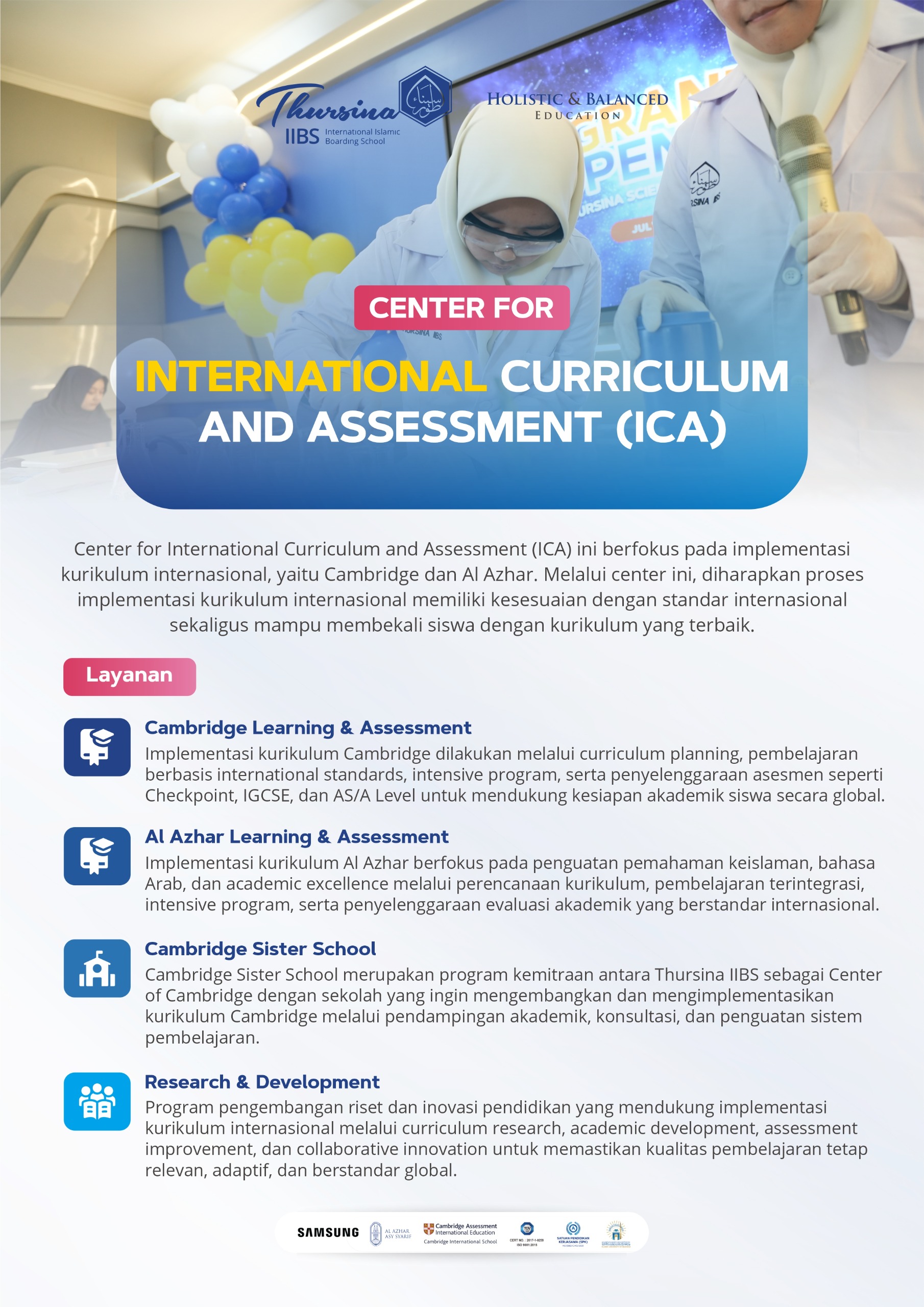 Center for International Curriculum and Assessment (ICA)