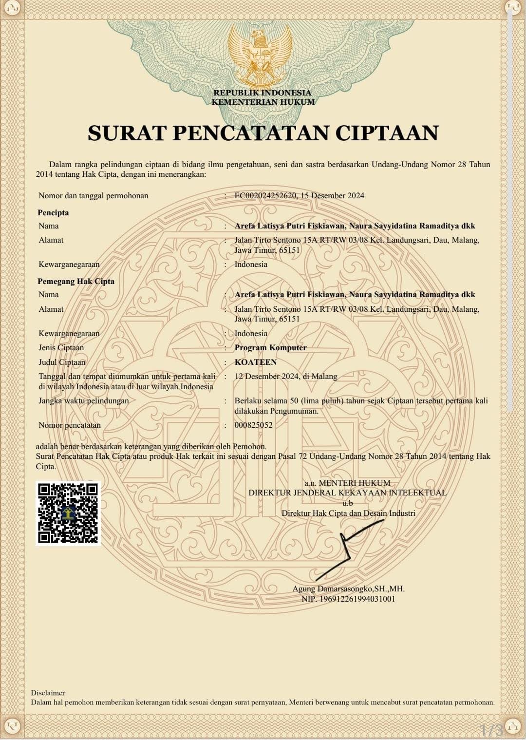 Student Research License 1